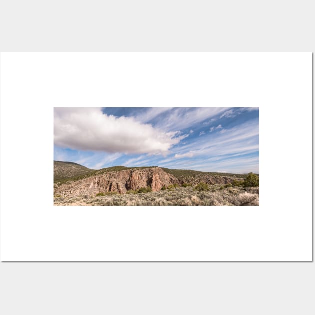 Clouds Over Chiflo Wild Rivers Recreation New Mexico Wall Art by Debra Martz